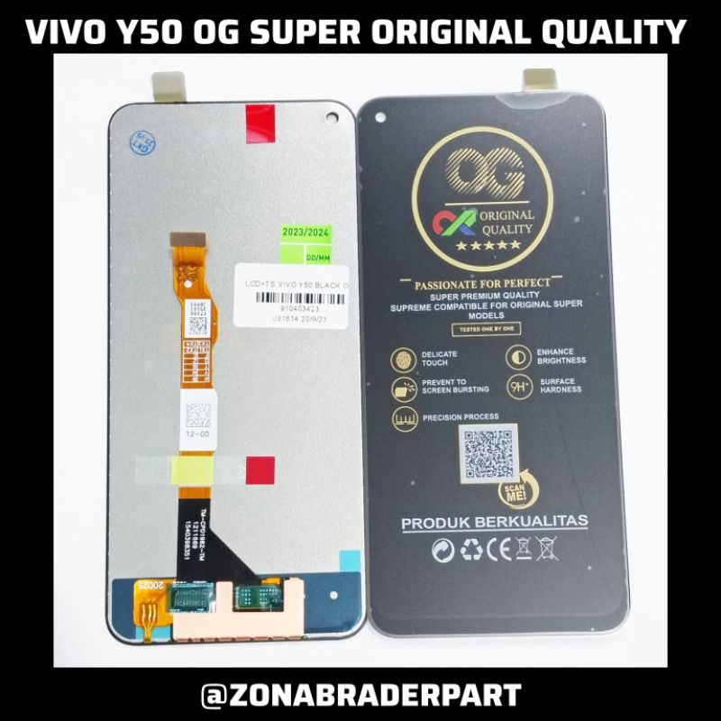 LCD + TS VIVO Y50 OG SUPER ORIGINAL QUALITY