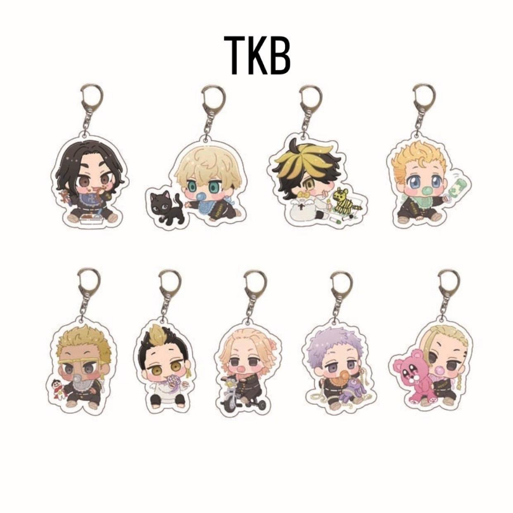 Tokyo revengers anime action figure keychain gantungan kunci murah acrylic akrilik takemichi hanagak