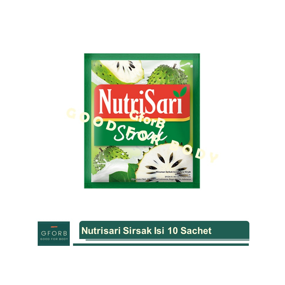 

Nutrisari Sirsak Renceng 10 Sachet Minuman Vitamin C