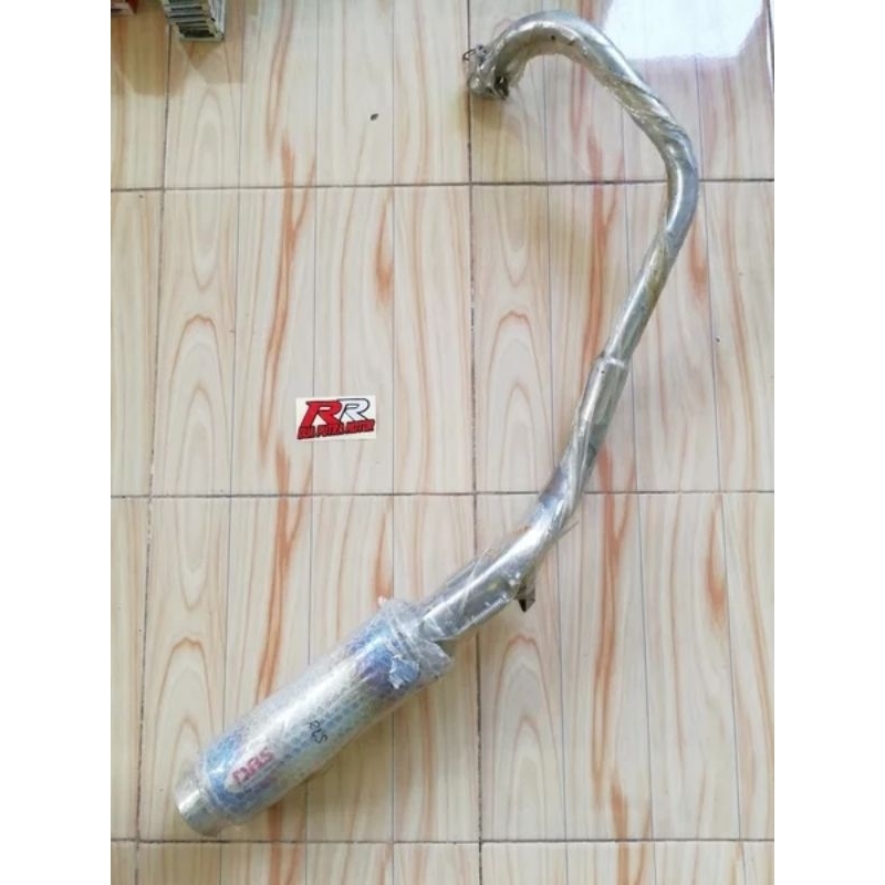 knalpot racing original ori DBS rainbow two tone twotone yamaha byson bison karbu fi lama old new xa