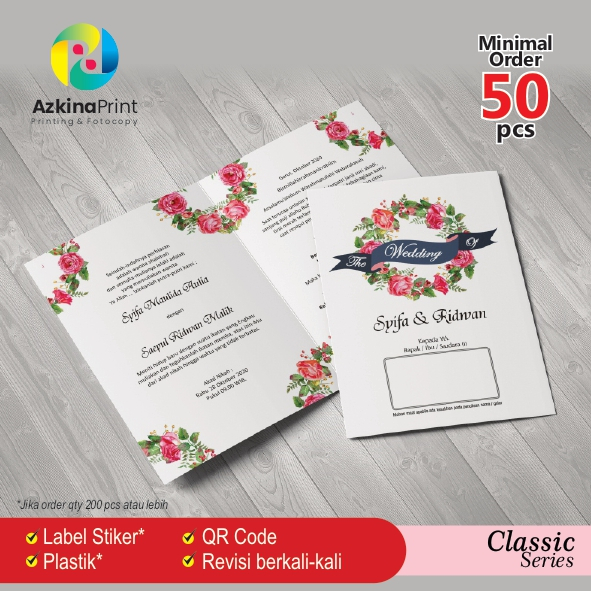 UNDANGAN NIKAH KHITANAN SYUKURAN