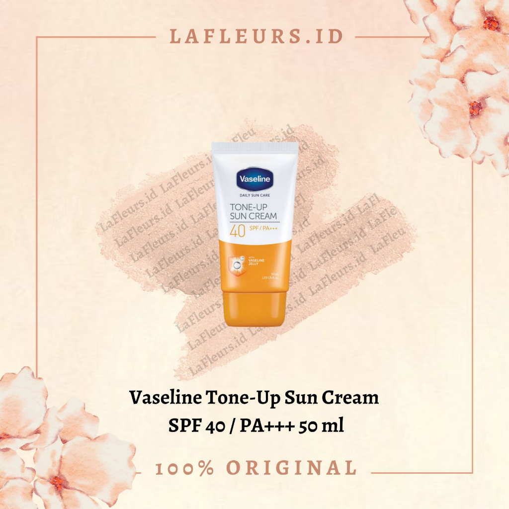 Vaseline Tone Up Sun Cream SPF 40 PA+++ 50ml / Sunscreen Wajah / Sunblock muka / Tabir Surya