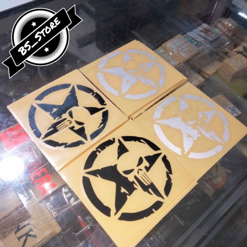 Sticker CUTTING US ARMY TENGKORAK
