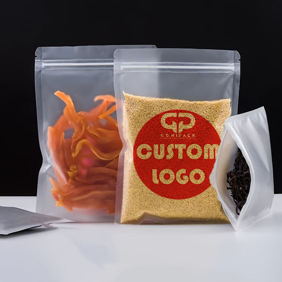 KEMASAN SACHET BURAM POUCH PLASTIK KLIP ZIPLOCK ZIPPER CUSTOM LOGO