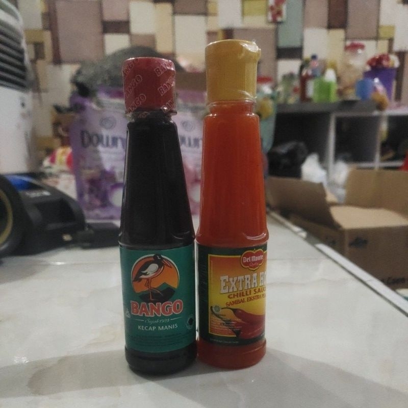 

bundling saos pedas dan kecap bango 135ml