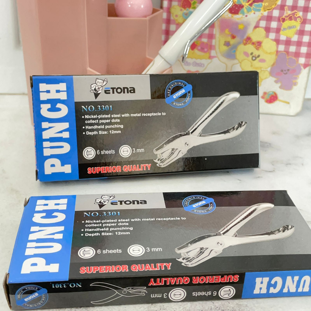 

Pembolong Kertas etona 6 mm keperluan kantor termurah bisa COD IMPORT