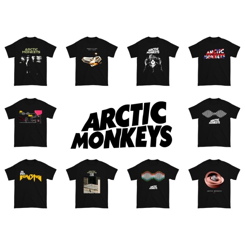 Kaos Arctic Monkeys Band / Baju Arctic Monkeys Music Band / T-shirt Arctic Monkeys Musik