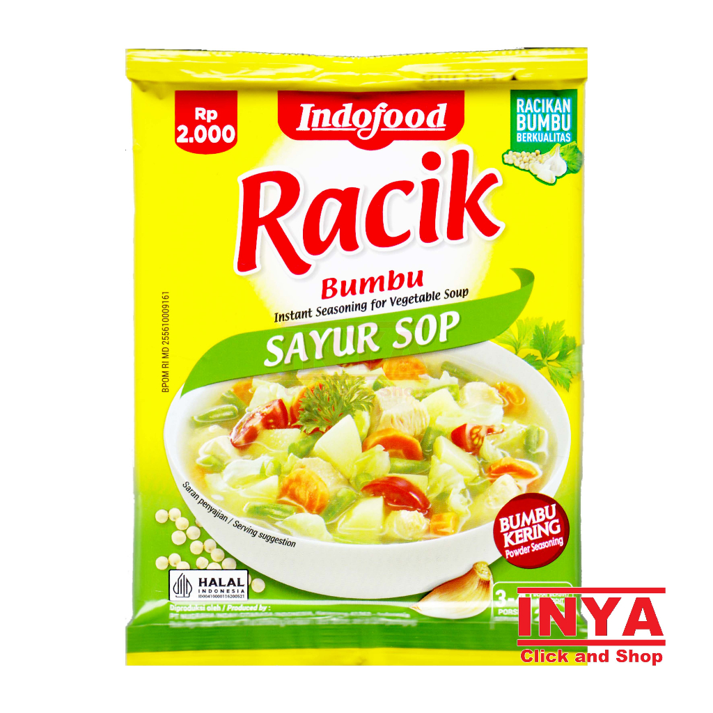 

Racik Bumbu Sayur Sop Kemasan Sachet 20gr Indofood - Instant Seasoning