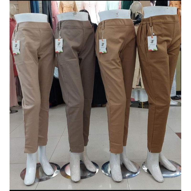 CELANA FAUZIRA ORIGINAL /HIGTHWAIST BAHAN KATUN STRECH