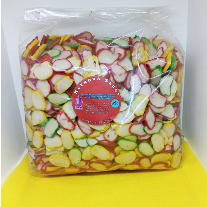 

KERUPUK SEBLAK MENTAH / KRUPUK KERING / ANEKA KERUPUK / ANEKA KERUPUK BAWANG 250/500/1KG