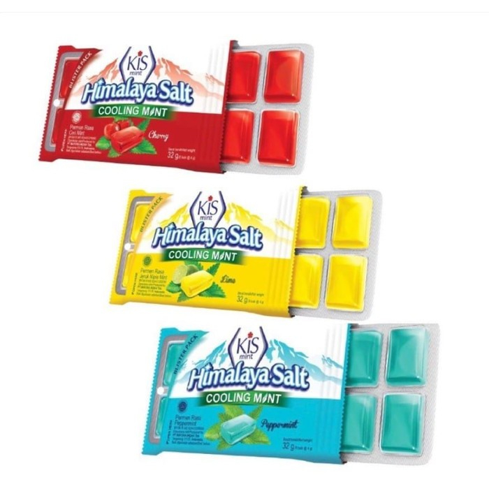 Permen Kiss Himalaya Salt Cooling Blister Candy Per 3pcs