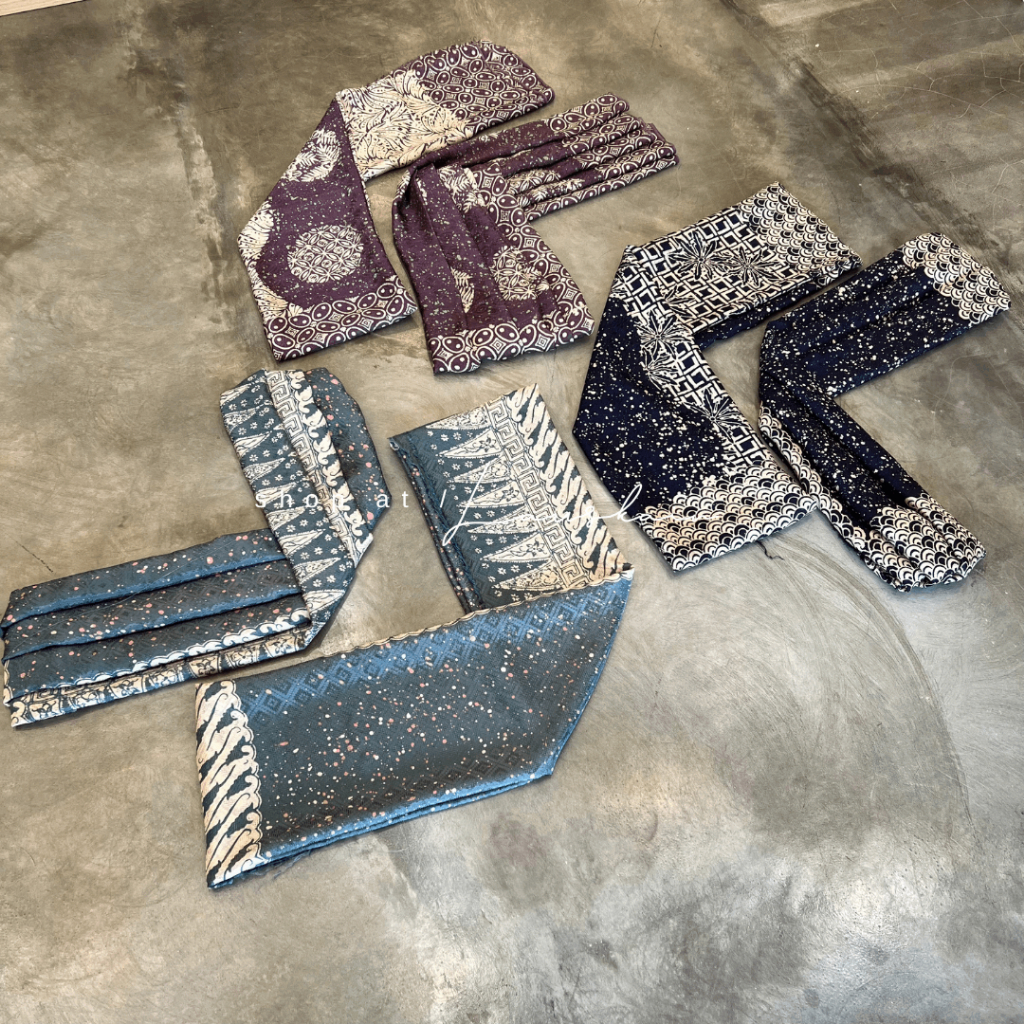 Laus Kain-Setelan Kain Batik Viscose Motif Anggrek-Batik Setelan