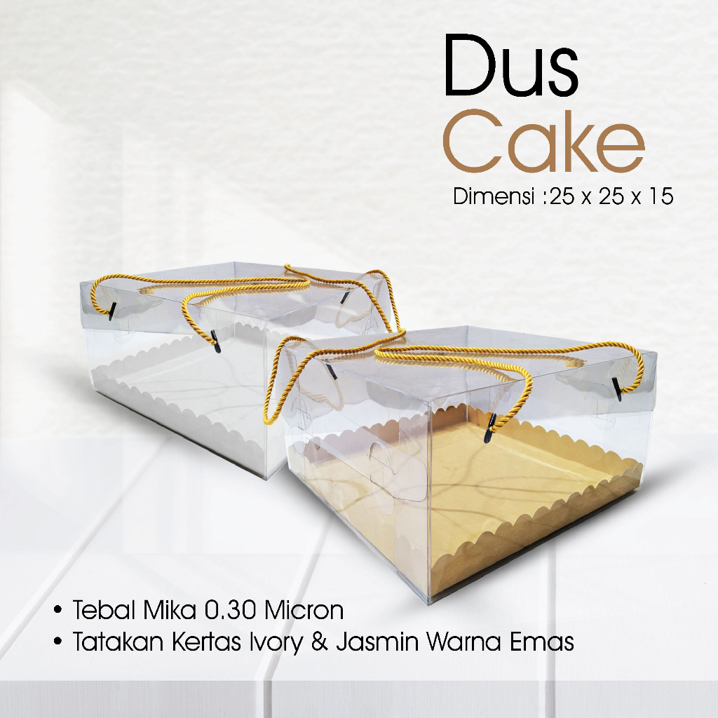 

Kotak Mika Kemasan Kue Uk. 25 x 25 x 15 Model Kuncian Kanan Kiri ( Minimal Order 2 Biji )