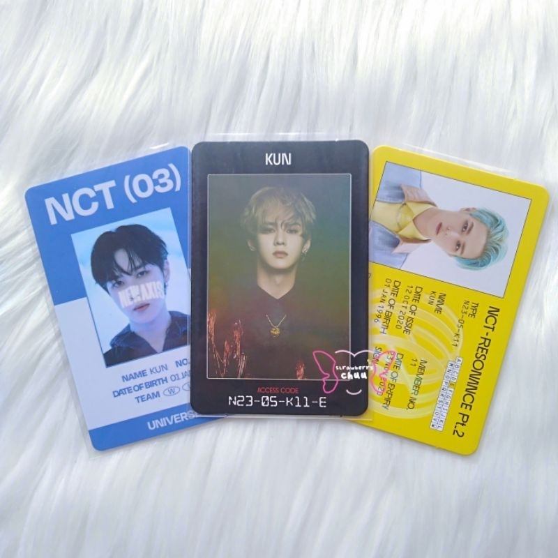 [OFFICIAL] PHOTOCARD NCT WAYV QIAN KUN GE - wts pc acces card ac  , idc nct 2021 , id card departure