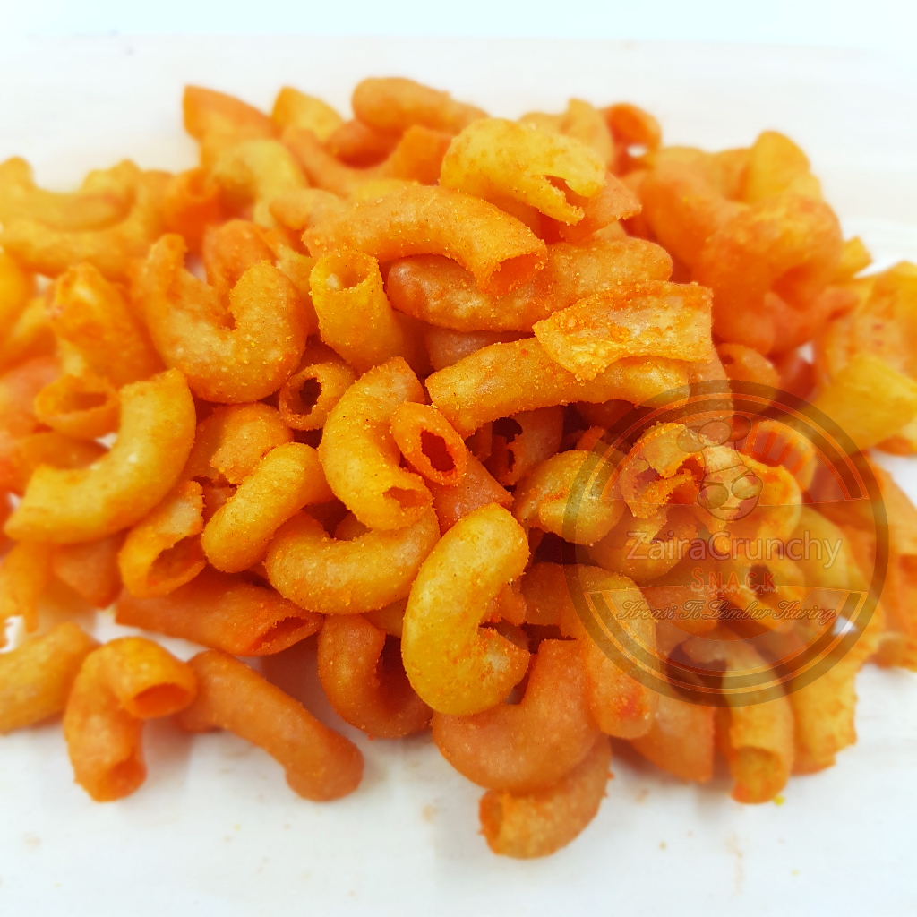 

Makaroni Usus Kriuk 100 Gram ZAIRA CRUNCHY SNACK