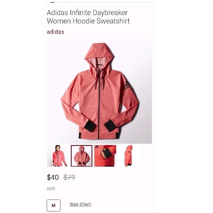 Adidas Infinite Daybreaker Women Hoodie