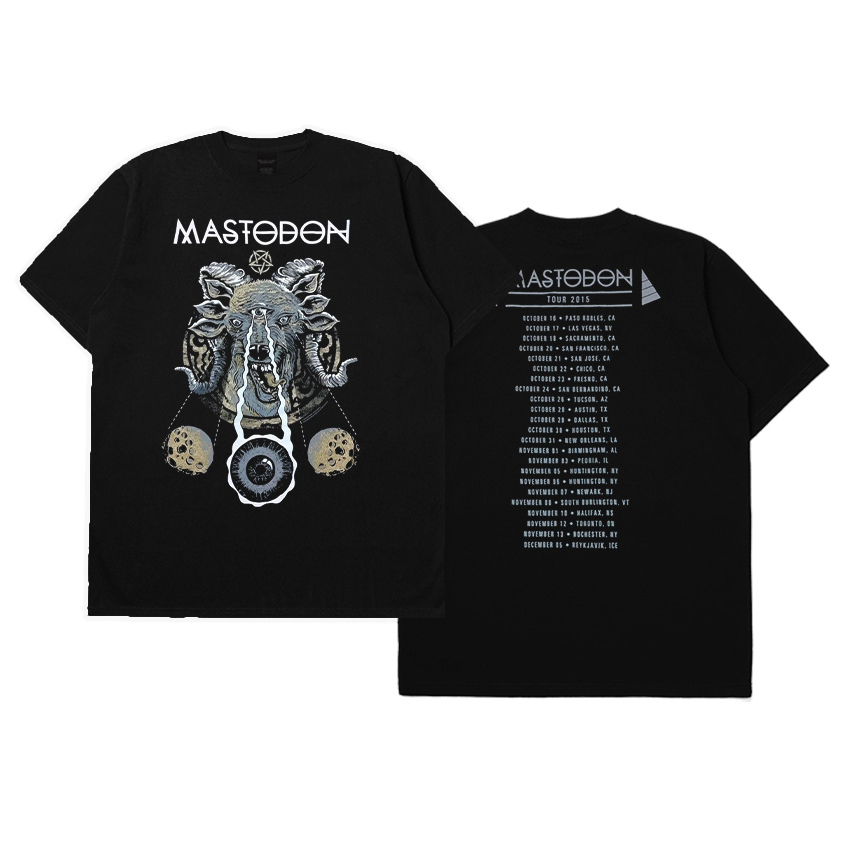 T-Shirt Band Mastodon Tour 2015