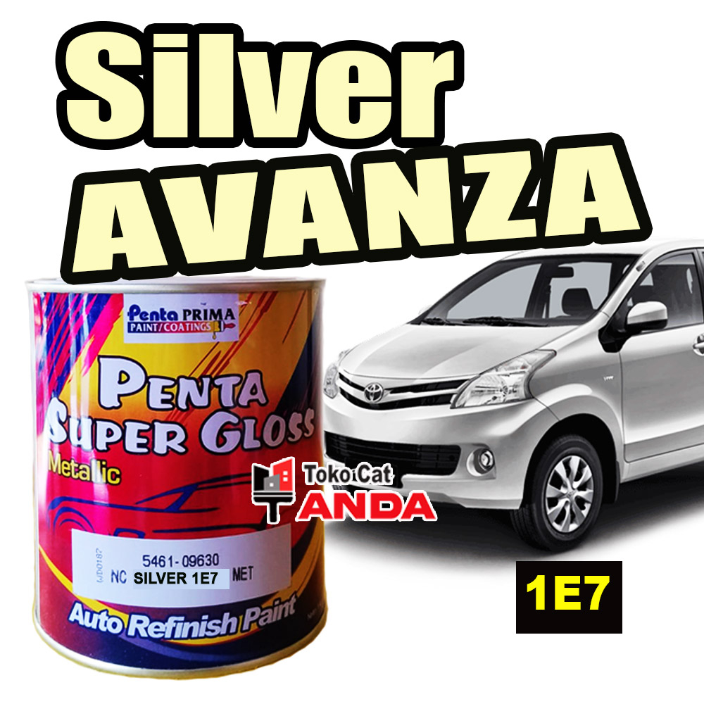 Cat Penta Silver 1E7 - SIlver Avanza Xenia - Penta Supergloss SIlver Avanza 1E7 - Silver Metalik