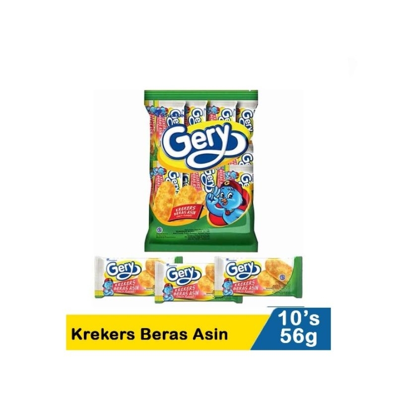 

Gery Kraker Beras Asin 10X5.6G