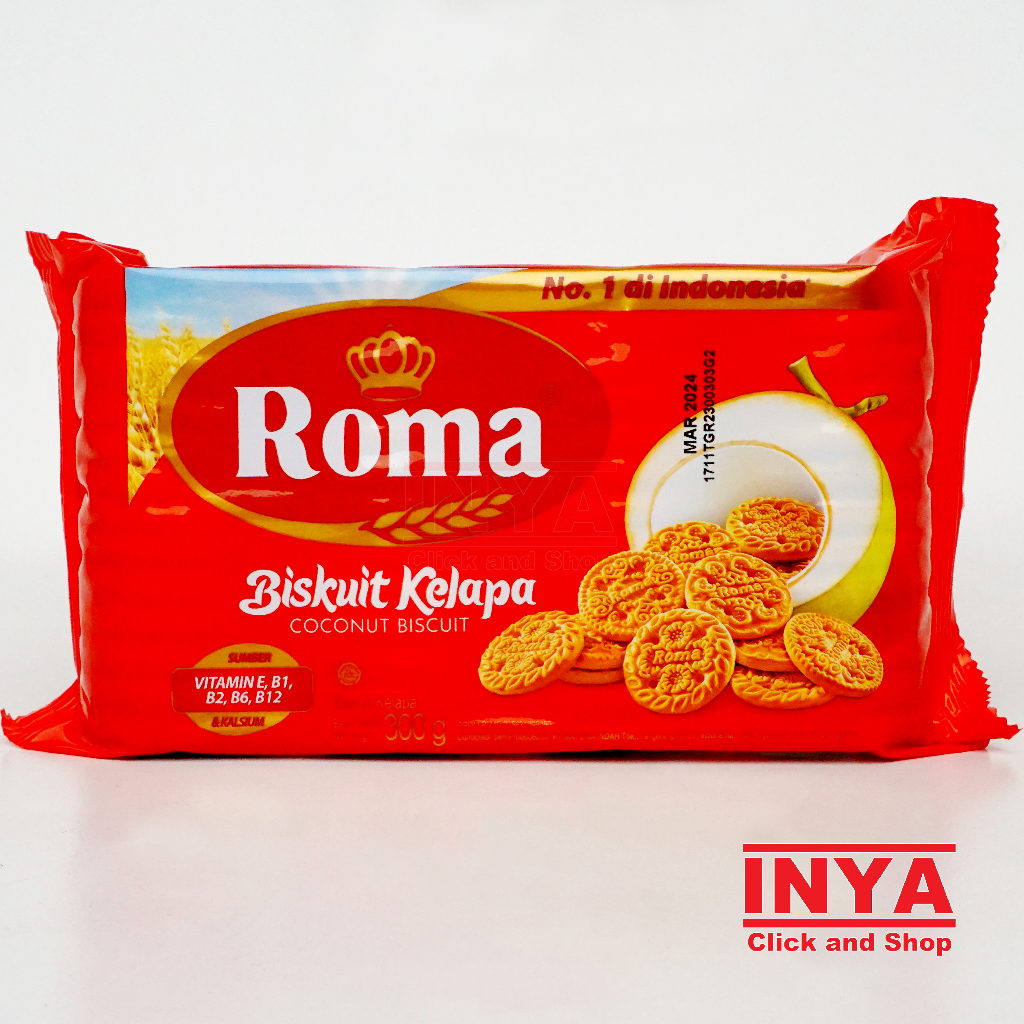 

Roma Biskuit Kelapa 300gr - Coconut Biscuit