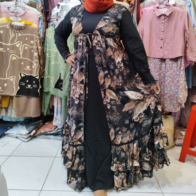 gamis fadinda bahan cruti