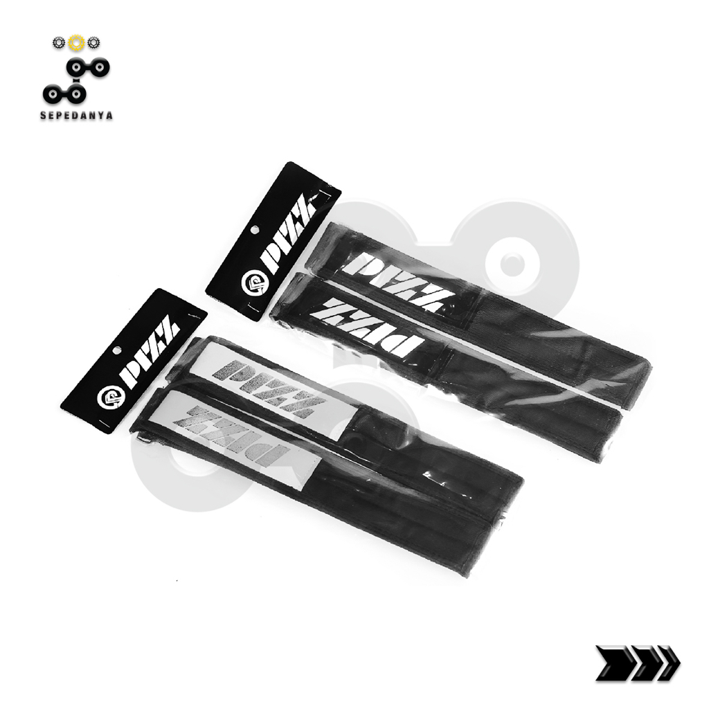 Pizz Toe Strap Straps Pedal Pedals Abu Grey Hitam Black Sepeda Fixie Fixed Gear Track Bike Bicycle