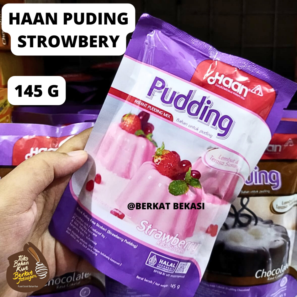 

HAAN PUDING STROWBERY/PUDING INSTAN STROWBERY 145 GR