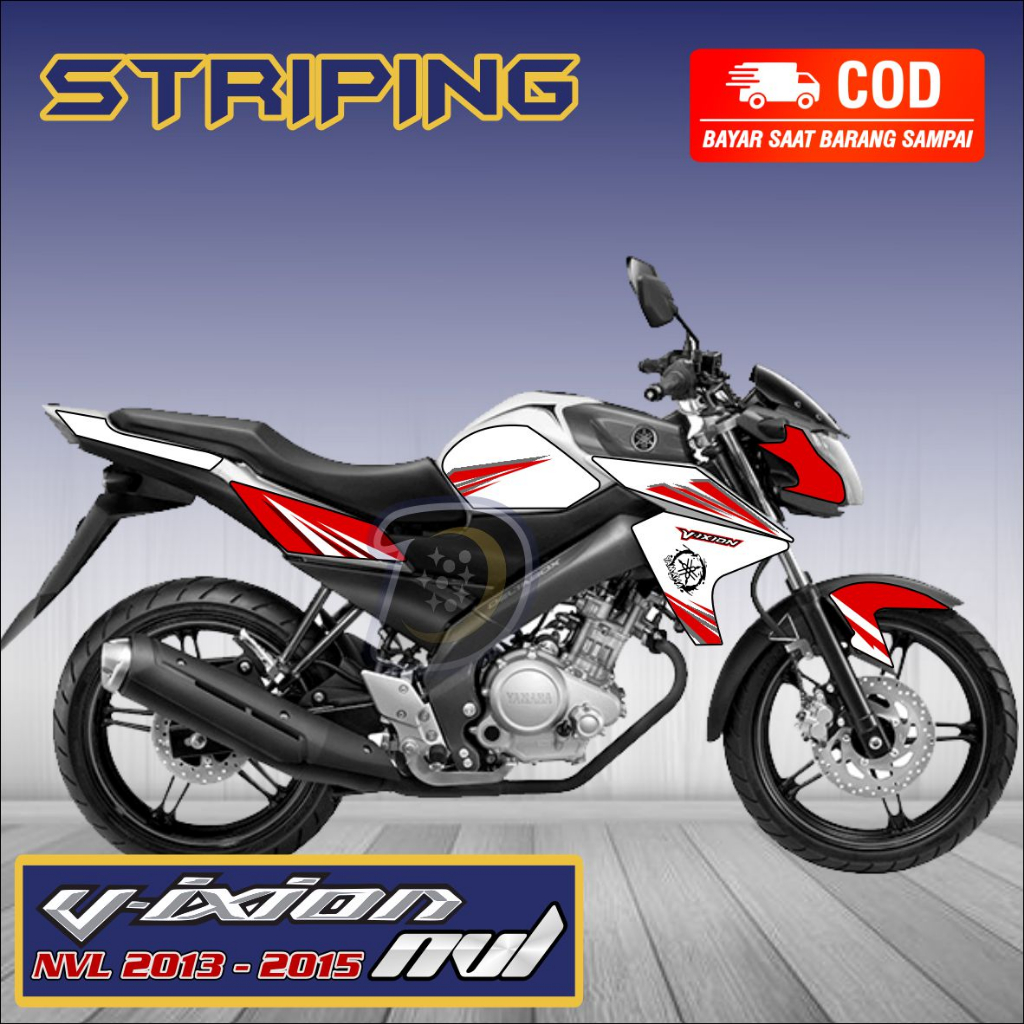 Striping Vixion Nvl 2014 2015 Stiker Lis Variasi Vixion Nvl Stiker Yamaha Vixion Nvl Graffis