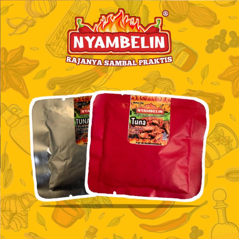 

Sambal Tuna Bawang Mercon Dan Bajak Merah Premium NYAMBELIN Rajanya Sambal Praktis bubble wrap
