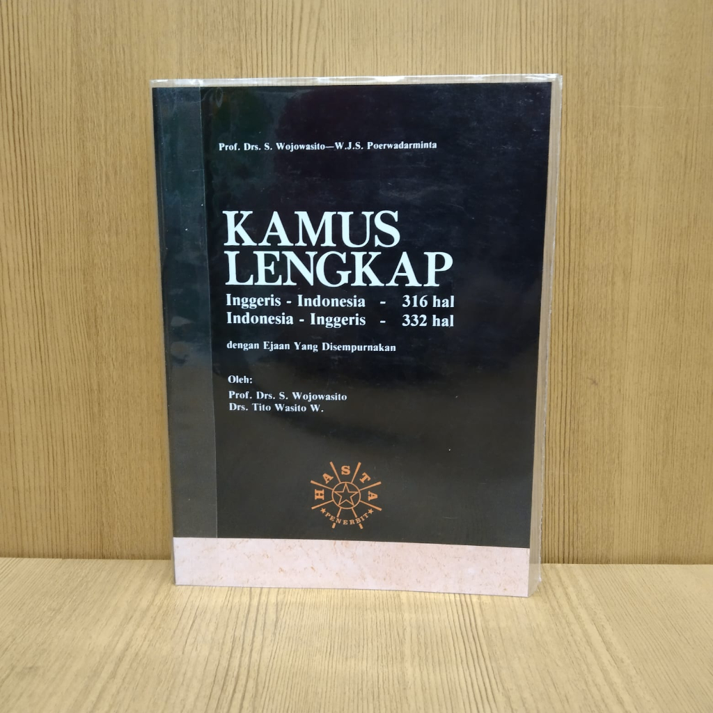 Kamus Hasta Kamus Lengkap Inggris-Indonesia, Indonesia-Inggris