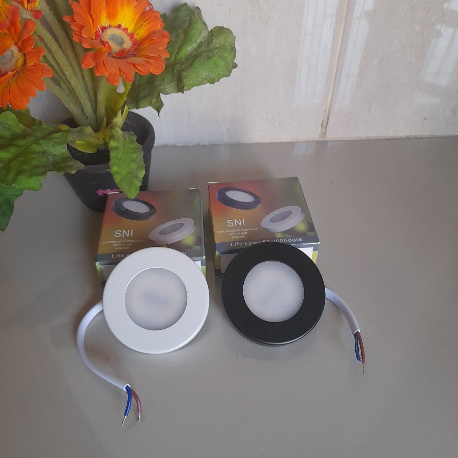 LAMPU CABINET OUTBOW 3 WATT LED DOWNLIGHT COIN OB MEBEL SPOT 3 WATT