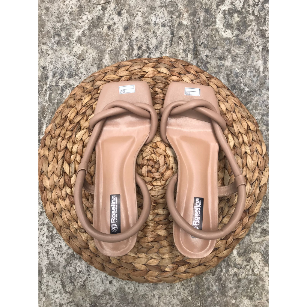 Adele Sandal heels wanita Hak 3 cm