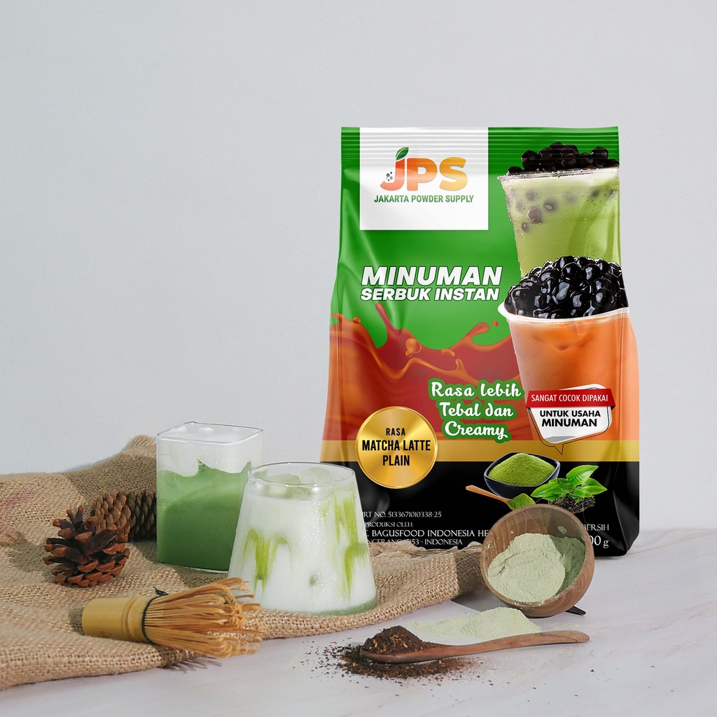 

Powder Drink JPS Bubuk Minuman Rasa MATCHA LATTE 1 Kg