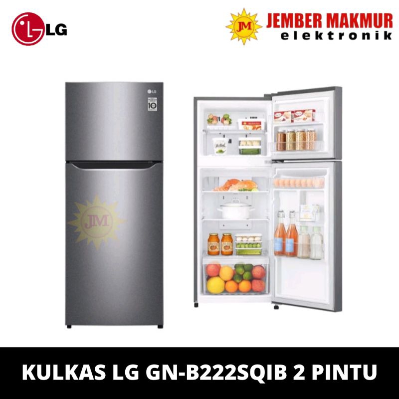LG KULKAS LG 2 PINTU GN B 222SQIB