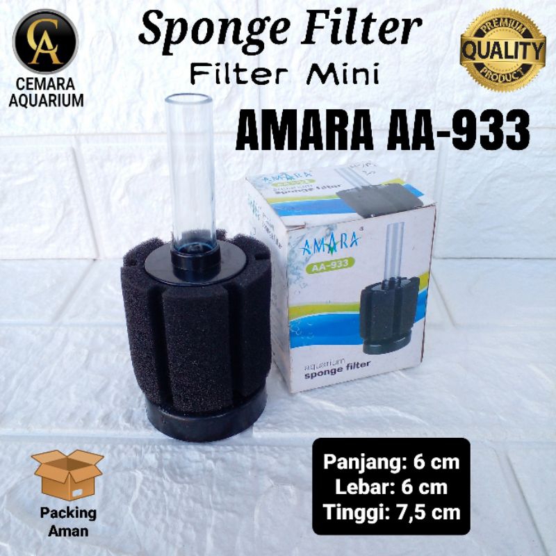 Sponge filter/ Amara AA-933/ filter mini/ filter aquarium/ filter aquascape/ aquarium/ aquascape/ fi