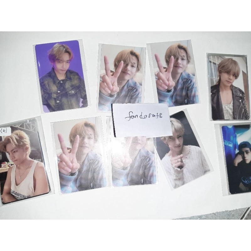 

READY PHOTOCARD PVC LAYOVER//LUCKYDRAW LD LAYOVER M2U SOUNDWAVE POWERSTATION BTS V TAEHYUNG