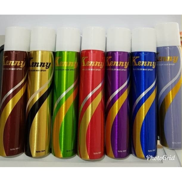 KENNY HAIR COLOUR SPRAY 50ML / Temporary hair colour