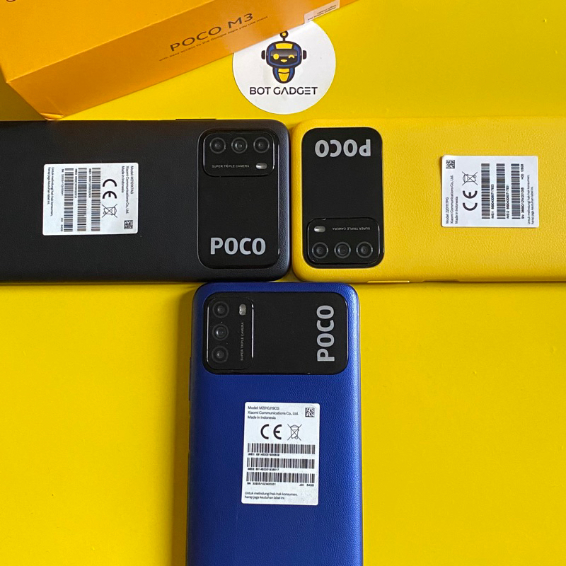 HP SECOND POCO M3 4/64 6/128 ORIGINAL EX GARANSI RESMI