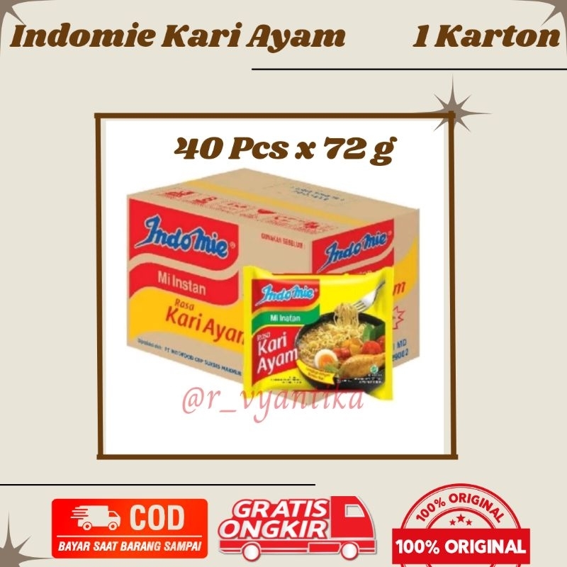 

Indomie Kari Ayam 1 Karton isi ( 40 Pcs)