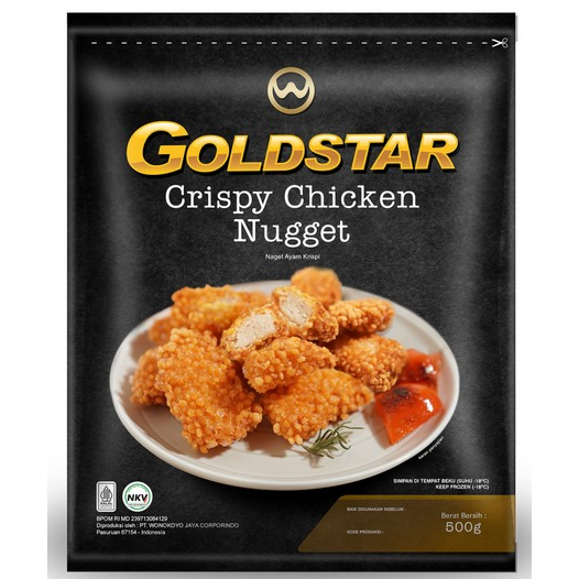 

Goldstar Crispy Chicken Nugget 500Gr