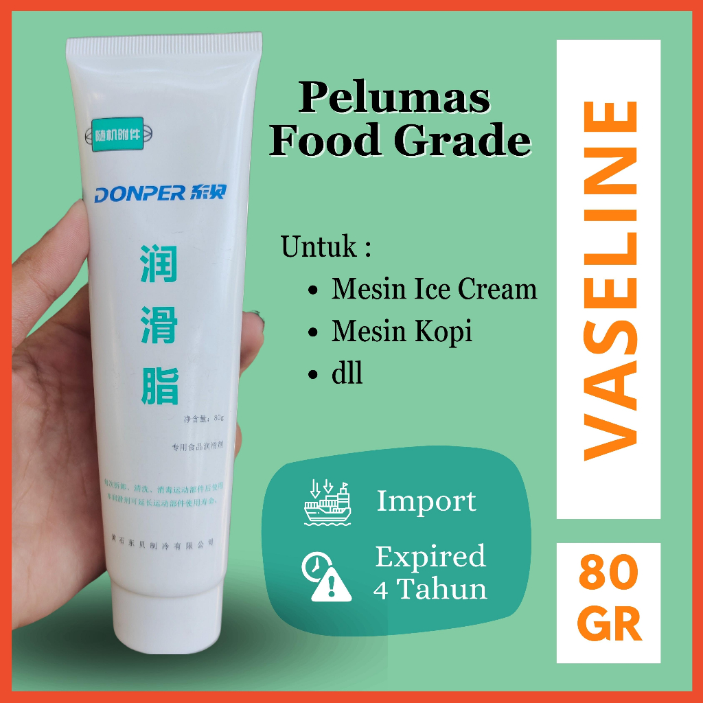

Pelumas Mesin Food Grade Vaseline Donper Untuk Mesin Ice Cream