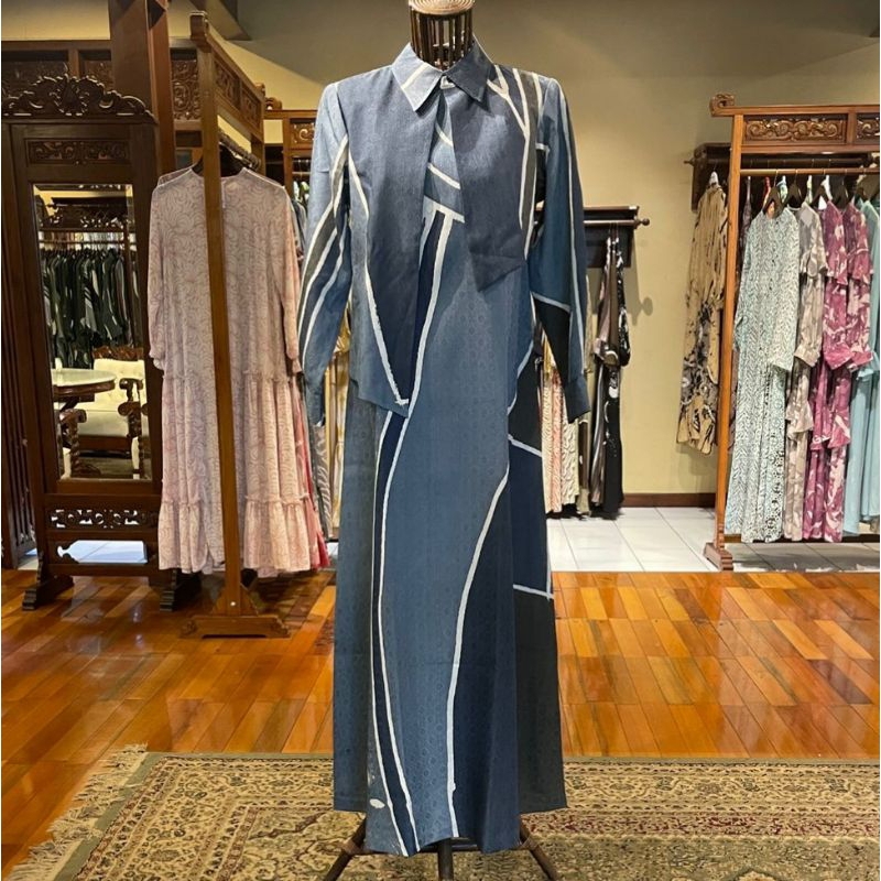 Raunni Dress Viscos by Dian Pelangi LIMITED EDITION Busana Muslim Maxi Baju Gamis Abaya Kaftan Gaun 