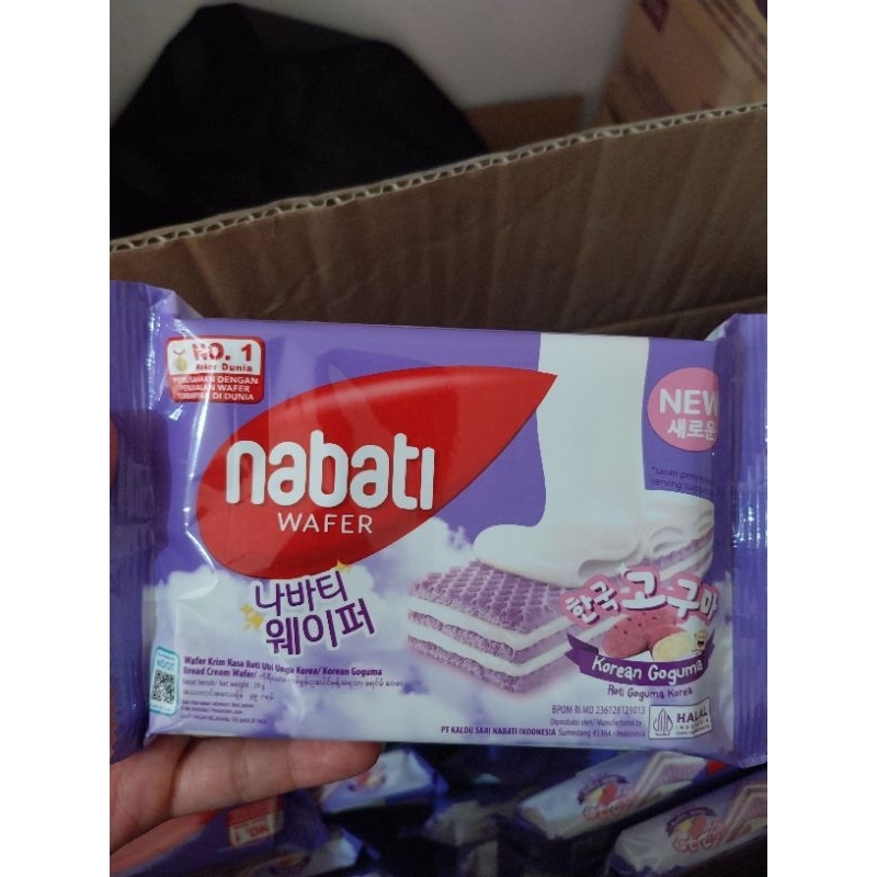 

Nabati wafer rasa Goguma Korea 39gr