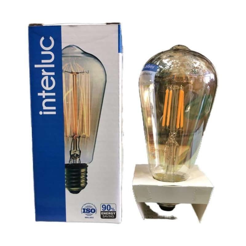 Lampu Filamen LED 4 Watt /Lampu Cafe interluc Cahaya Kuning