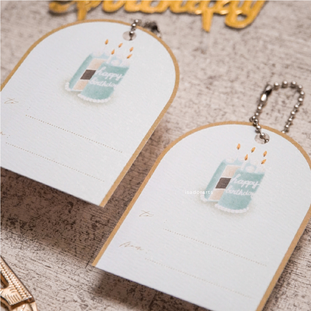 

12pcs Birthday Gift Hang Tag Ulang Tahun Ultah To From Hangtag Label Gantung Hampers