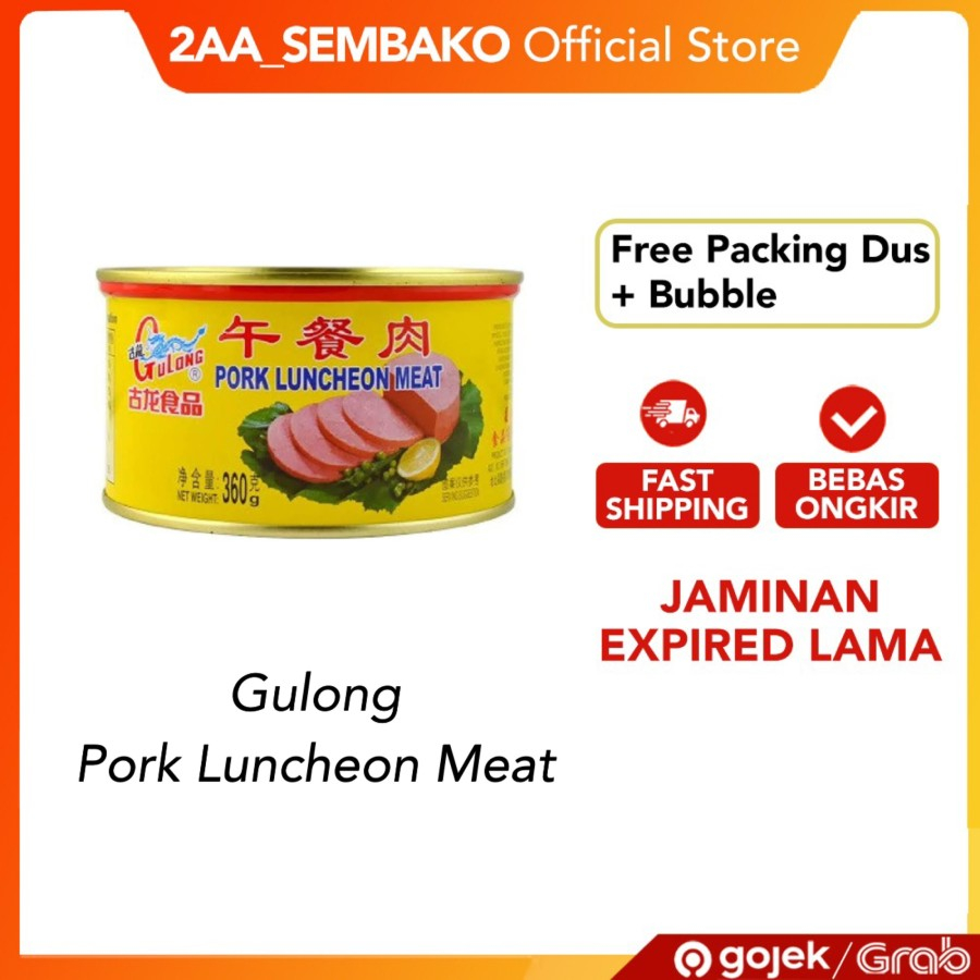 

Daging Babi Kaleng Maling gulong Canned Pork Luncheon Meat 397gr