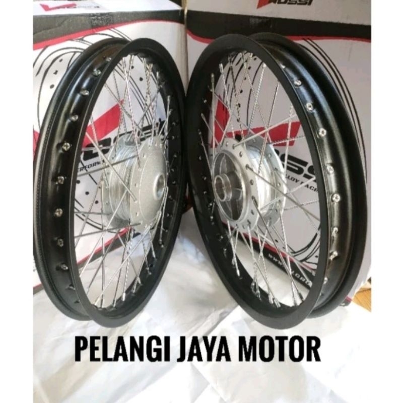 Velg Rossi Honda Win / Astrea grand/ Legenda/ Supra X lama / tromol set jari Velg free rakitan stell