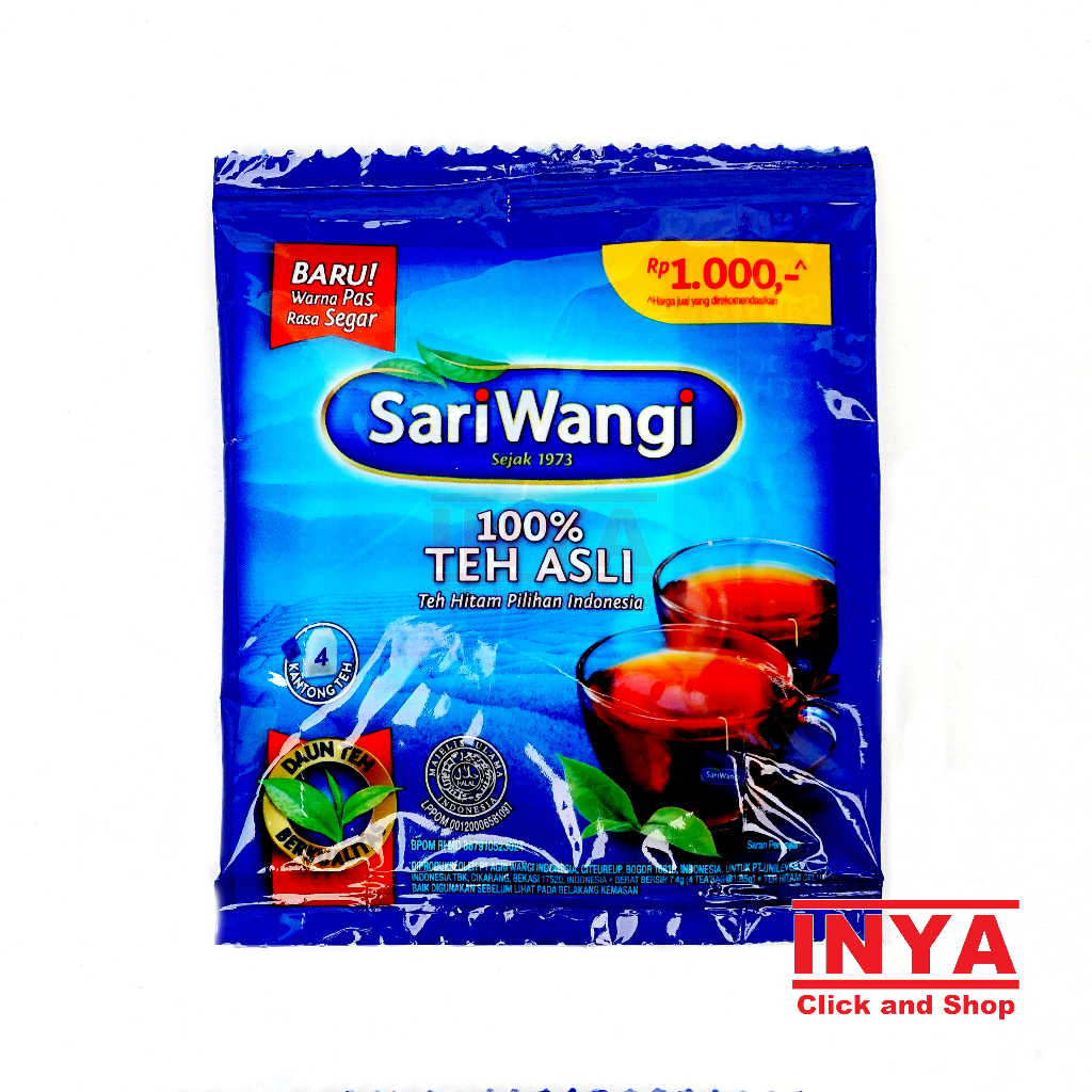 

Sari Wangi Teh Celup Asli 4 TeaBag Sachet - Teh Celup - Tea