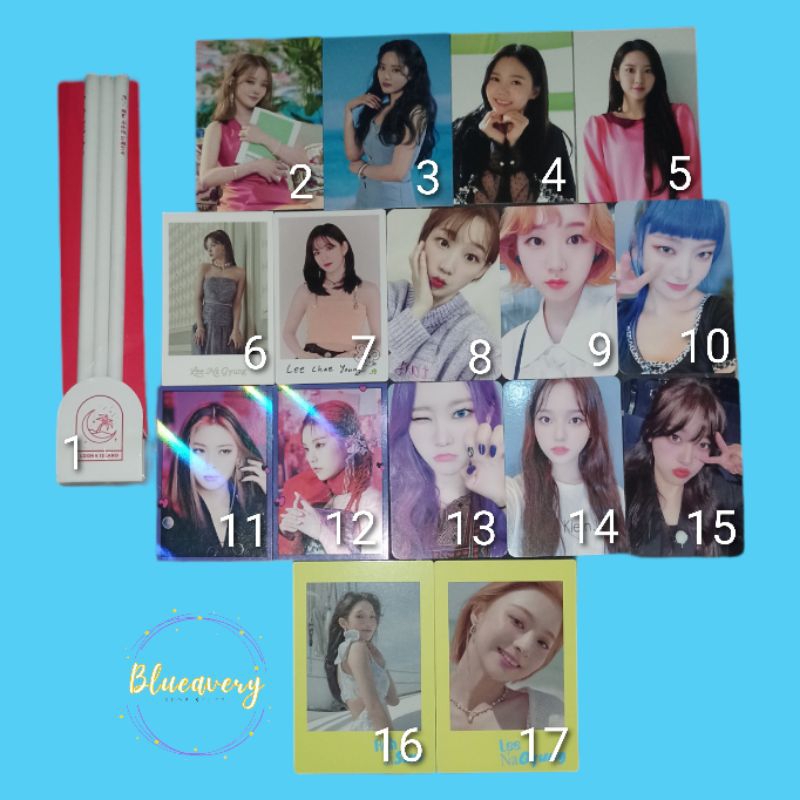 [READY STOCK] fromis_9 loona oh my girl weeekly itzy jisun jiwon hyojung jiho nagyung chaeyoung jiyo