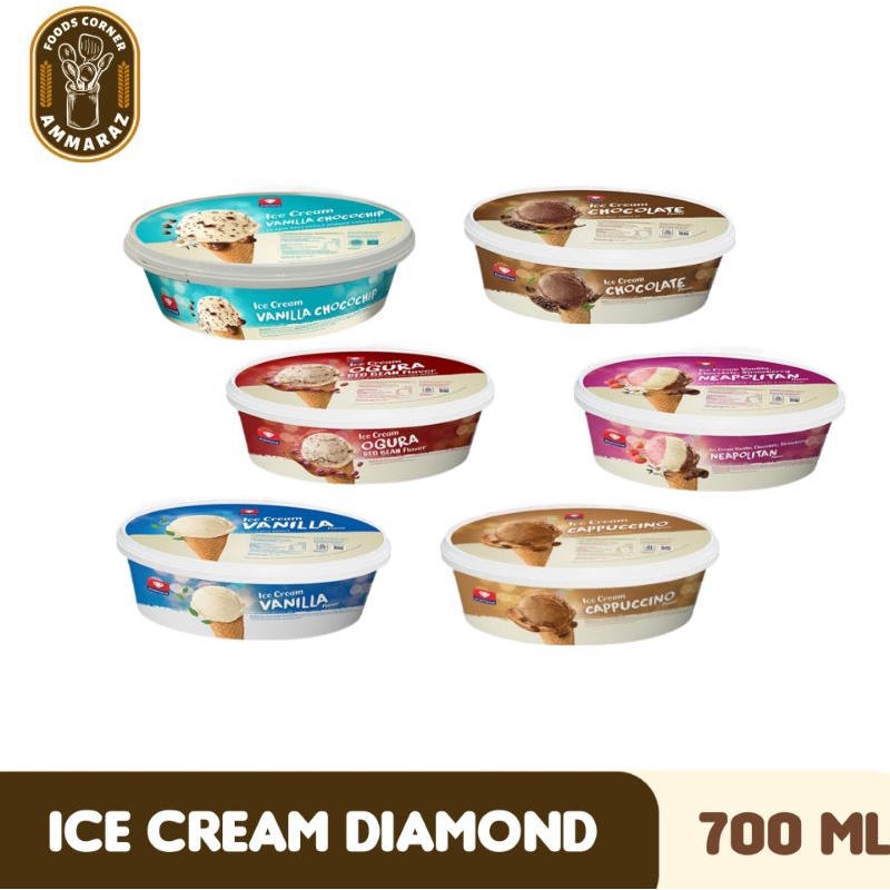 

Ice Cream Diamond 700ml All Varian